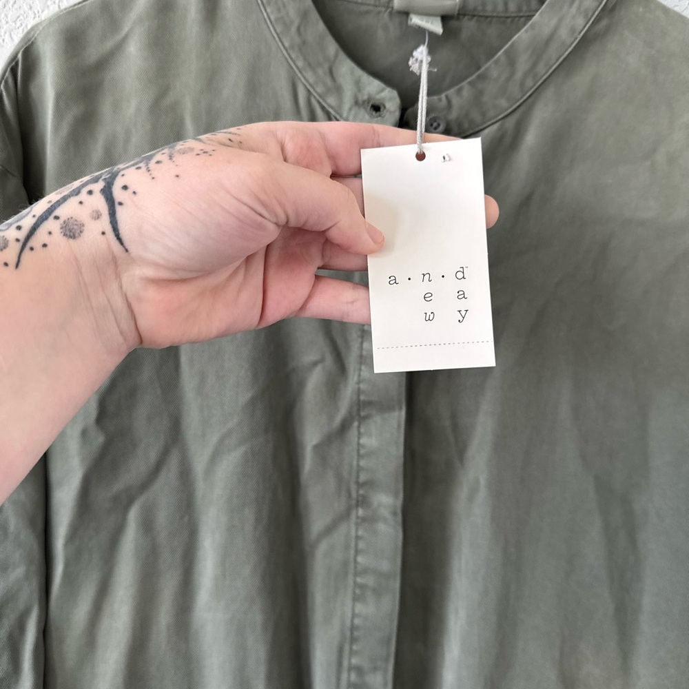 Women's Olive Green Jacket - Picture 4 of 12